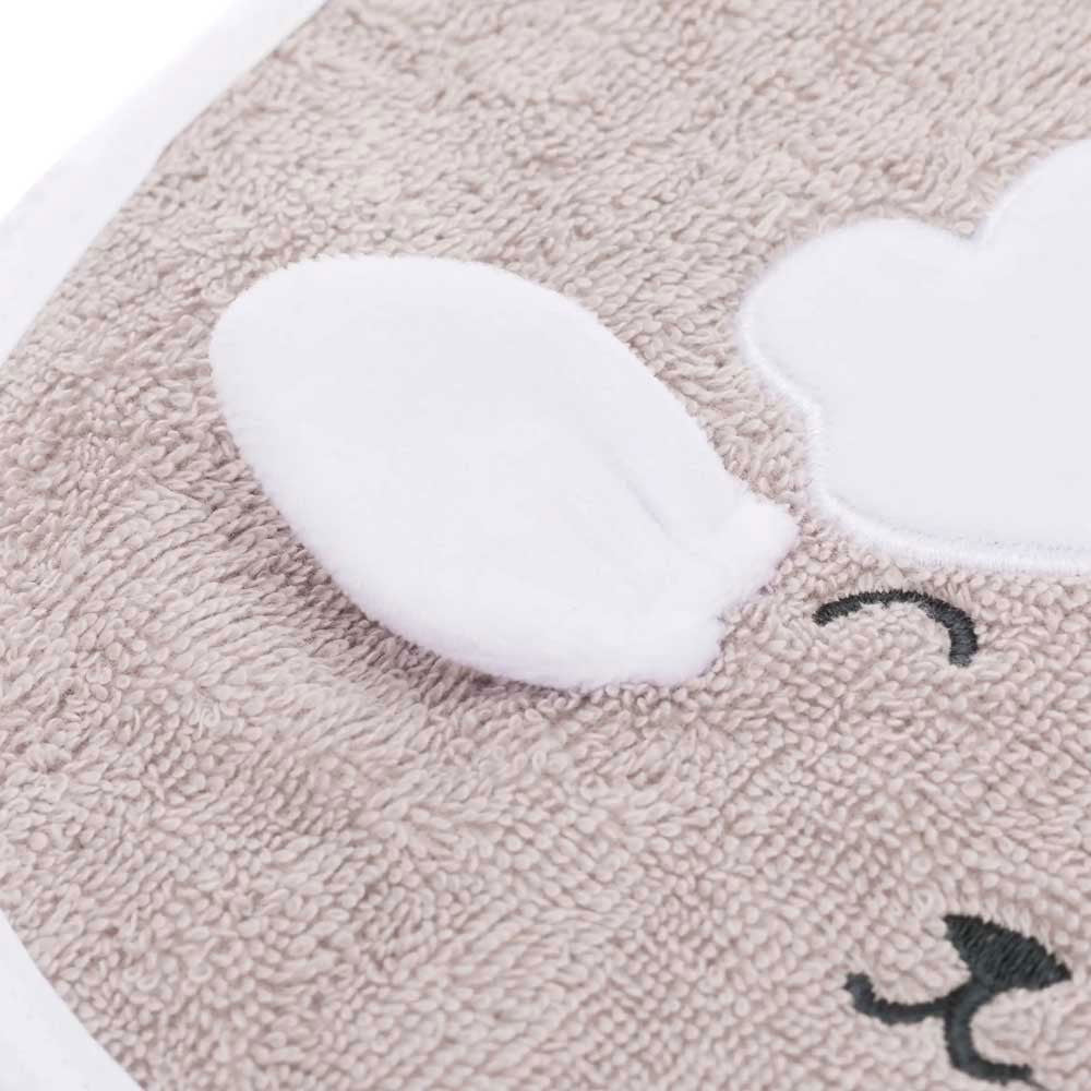 Fillikid Лигавник От Органичен Памук С Апликация - Sheep Grey --- BebeMama