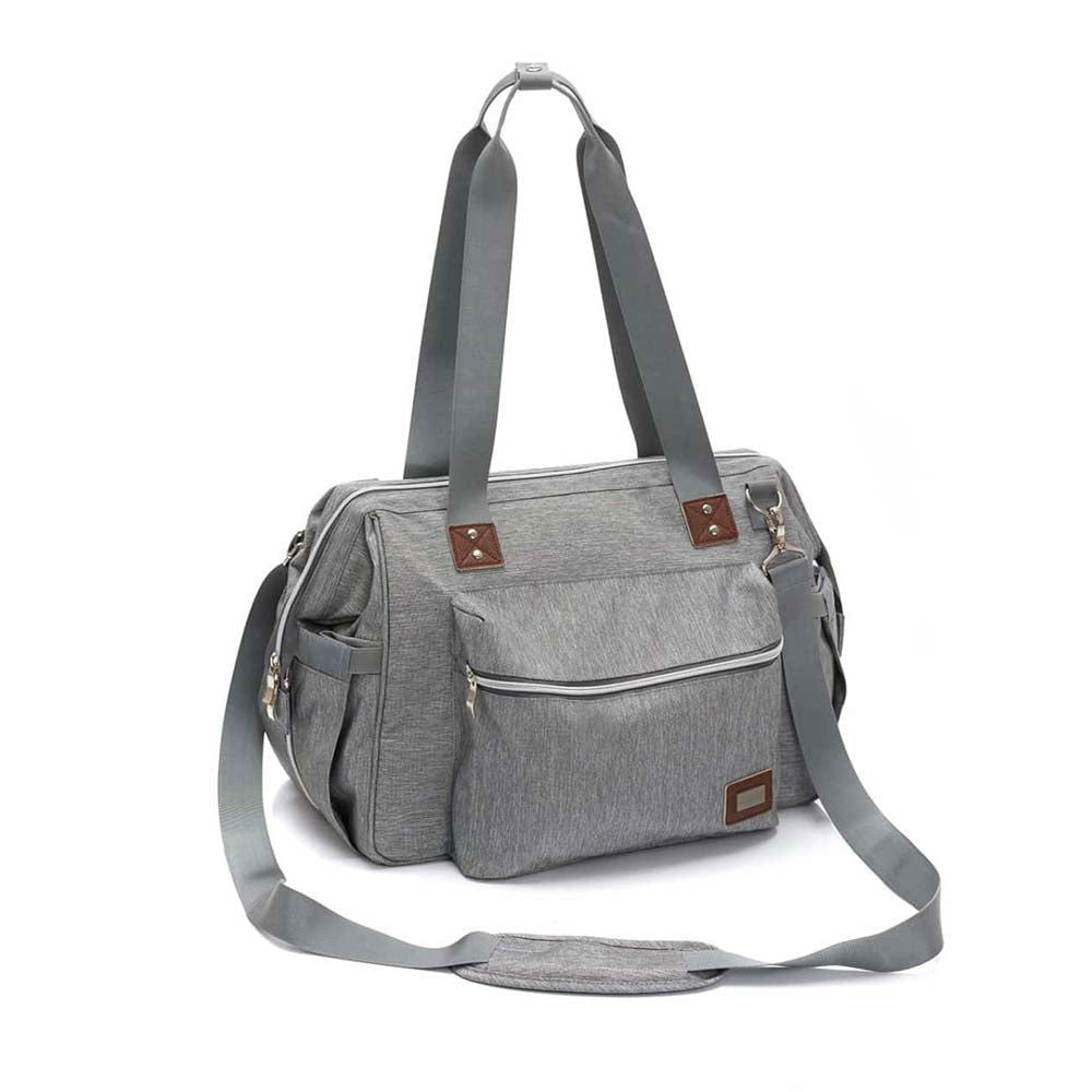 Fillikid Diaper Bag Korfu Чанта За Бебешка Количка - Light Grey Melange --- BebeMama