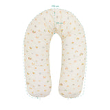 Fillikid Nursing Pillow Възглавница За Бременност И Кърмене С Памучен Калъф - 190 См - Rainbows Beige --- BebeMama