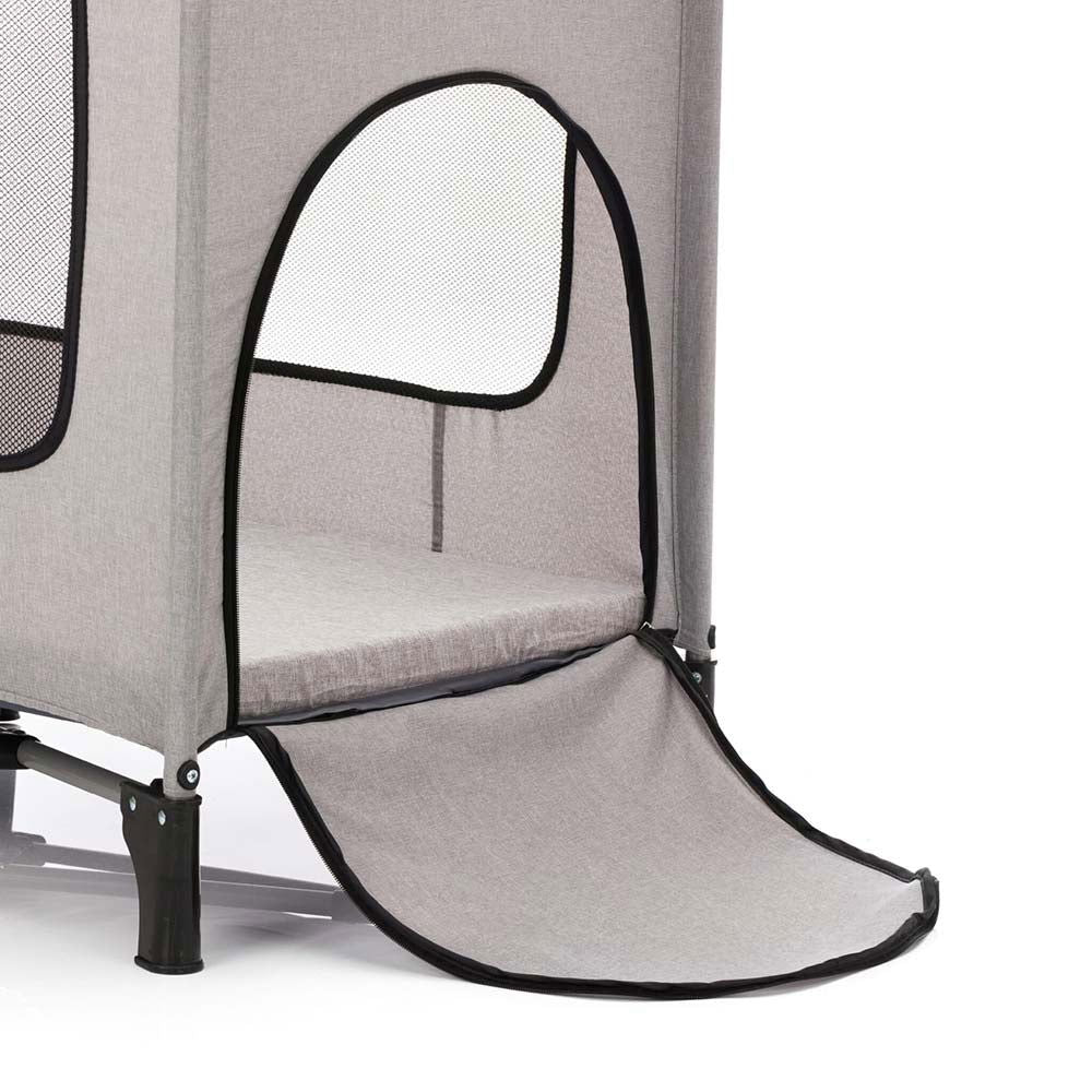 Fillikid Travel Cot Paris Сгъваема Кошара С Комфортен Матрак - Light Grey Melange --- BebeMama