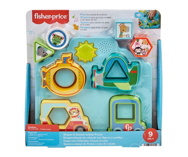 Fisher Price - Музикален Пъзел - Сортер Превозни Средства --- BebeMama