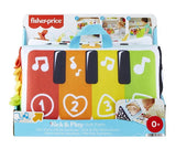 Fisher Price - Преносима Сензорна Играчка Пиано --- BebeMama