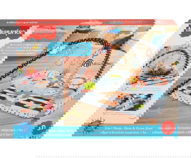 Fisher Price - Музикална Активна Гимнастика 3В1 Приятели - Животни --- BebeMama