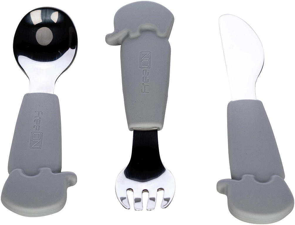 Freeon Прибори Метални Сиви --- BebeMama