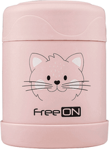 Freeon Термо Контейнер 350Мл Неръждаема Стомана Розов --- BebeMama