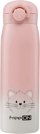 Freeon Термос 480Мл. Неръждаема Стомана Розов --- BebeMama
