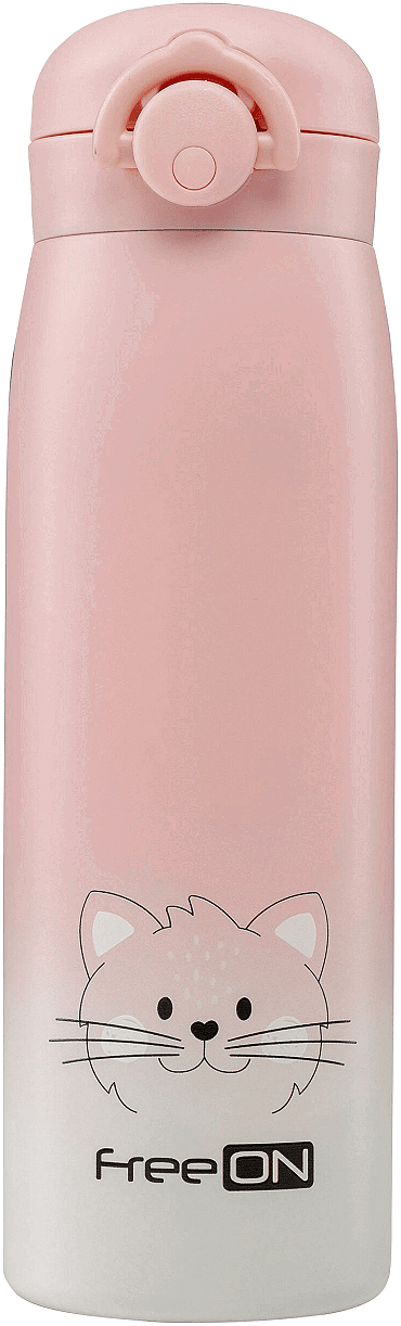 Freeon Термос 480Мл. Неръждаема Стомана Розов --- BebeMama