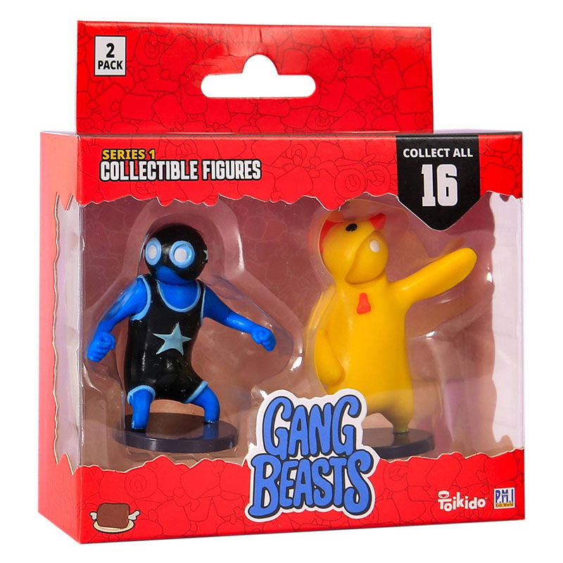 Gb2015 P.M.I. Gang Beasts Фигури 2Бр. Асортимент --- BebeMama