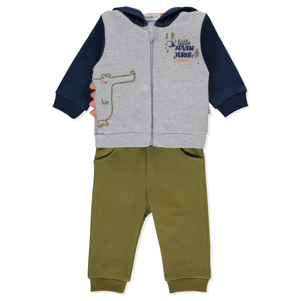 Trening cu glugă K4605 Adventurer 3-6M/68Cm