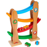 Bl-19019 Дървена Писта С 4 Коли - Дървени Играчки - Raya toys - BebeMama