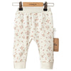 Pantaloni Flori Ecru 6 M