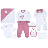 К-Кт За Изписване Зайче Сърце Розов 10 Ч