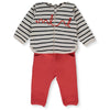 Trening cu glugă K4577 Mini Girl 6-9M/74Cm