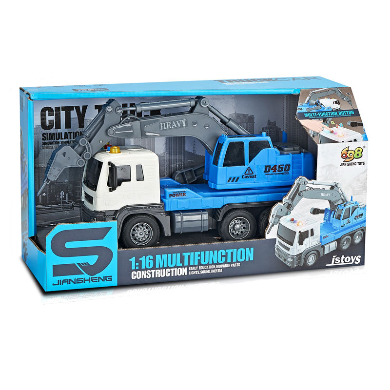 Камион С Канго Светлини И Звуци - Играчки - Raya Toys - BebeMama