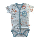 Боди С Капси К.Р. Син Р-Р 56 - Боди Къс Ръкав - Azaria - BebeMama