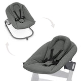 Șezlong 2В1 Alpha Bouncer Premium Gri Închis