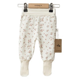 Ританки-Чорап Цветя Екрю 6 М