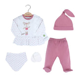 U4842 К-Кт За Изписване Розов 5 Ч - Комплекти За Изписване - Ciccim Baby - BebeMama