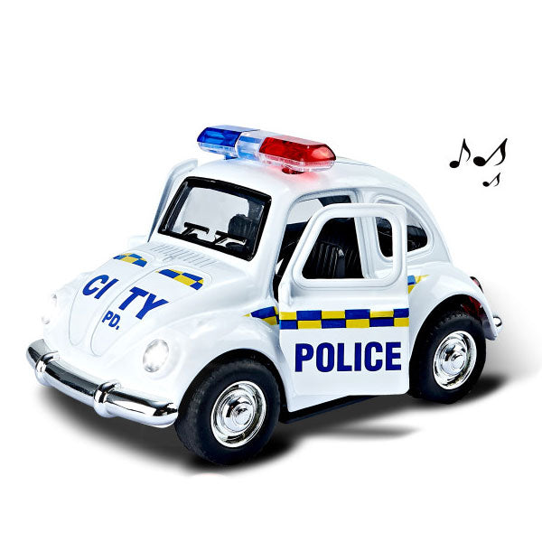 Полицейска Кола В Обща Кутия Бял - Професии За Малки И Големи - Raya Toys - BebeMama