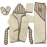 Set baie 4 piese Bear bej