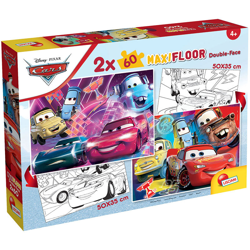 Disney Puzzle Df Maxifloor 2 X 60 Cars