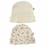 U4968 Шапка 2 Бр. Цветя Екрю 1 М