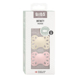 Биберони Infinity Ivory/Blossom 6-18 М.2Бр - Залъгалки - Bibs - BebeMama