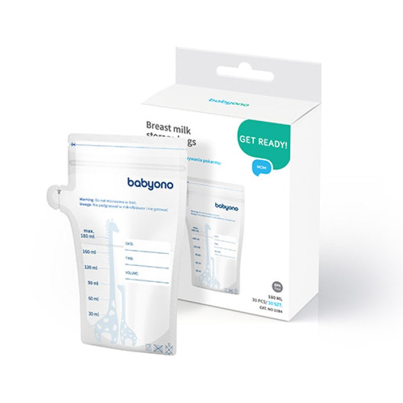 1084 Pungi pentru depozitarea laptelui matern 180ml 30 buc