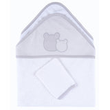 U4719 Хавлия И Тривка 2Ч Сив - Хавлии - Ciccim Baby - BebeMama