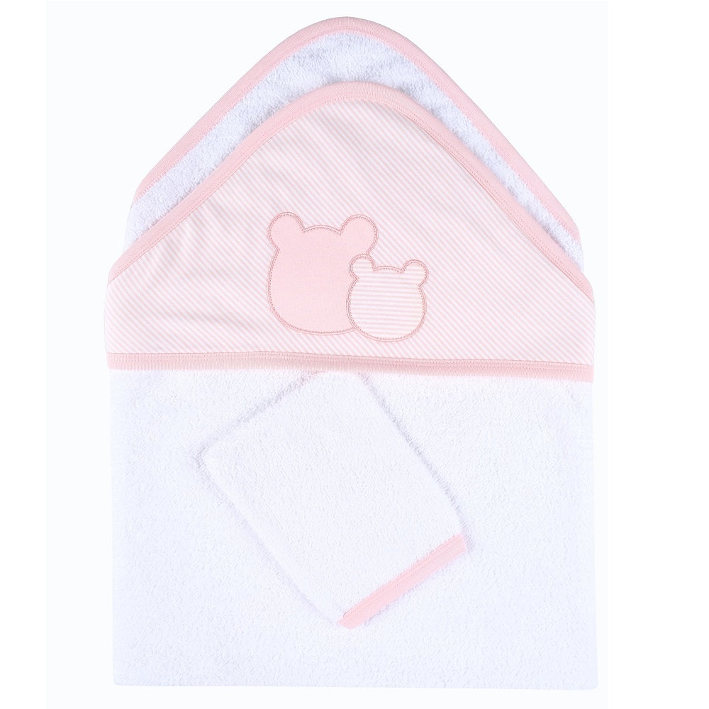 U4719 Хавлия И Тривка 2Ч Розов - Хавлии - Ciccim Baby - BebeMama