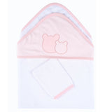 U4719 Хавлия И Тривка 2Ч Розов - Хавлии - Ciccim Baby - BebeMama