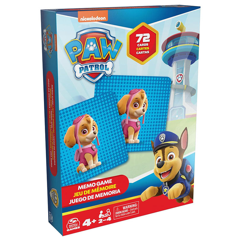 20141686 Paw Patrol Мемори Игра 72 Карти