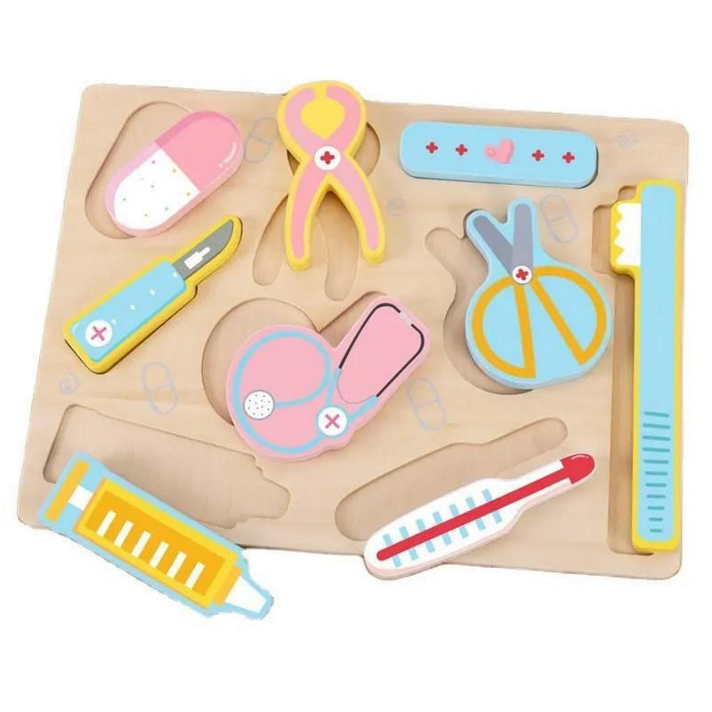 Sh30172 Дървен Пъзел Зъболекар - Дървени Играчки - Raya toys - BebeMama