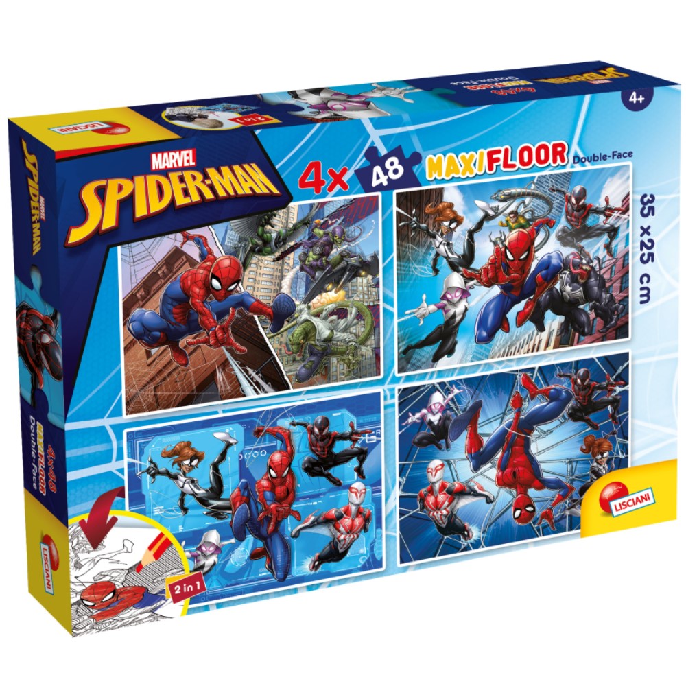 Marvel Пъзел Maxi Floor 4X48 Ч.Spiderman