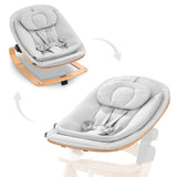 Шезлонг 2В1 Bouncer Eco Light Grey