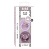 Биберони Liberty Delux Chamomile Lawn Mauve0-3Г - Залъгалки - Bibs - BebeMama