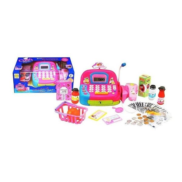 Касов Апарат На Батерии Розов