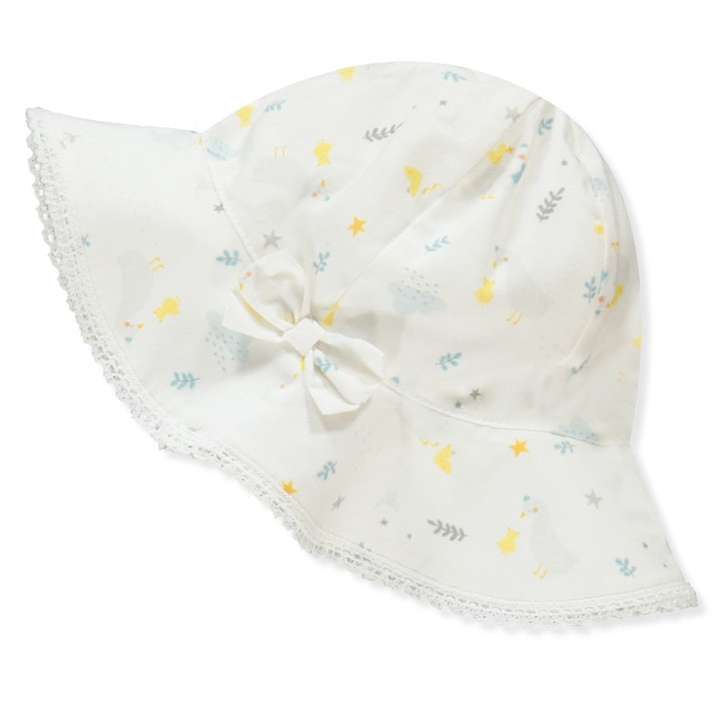 C1062 Шапка Kind Duck Екрю 9-18M - Шапки И Ленти - Bebetto - BebeMama