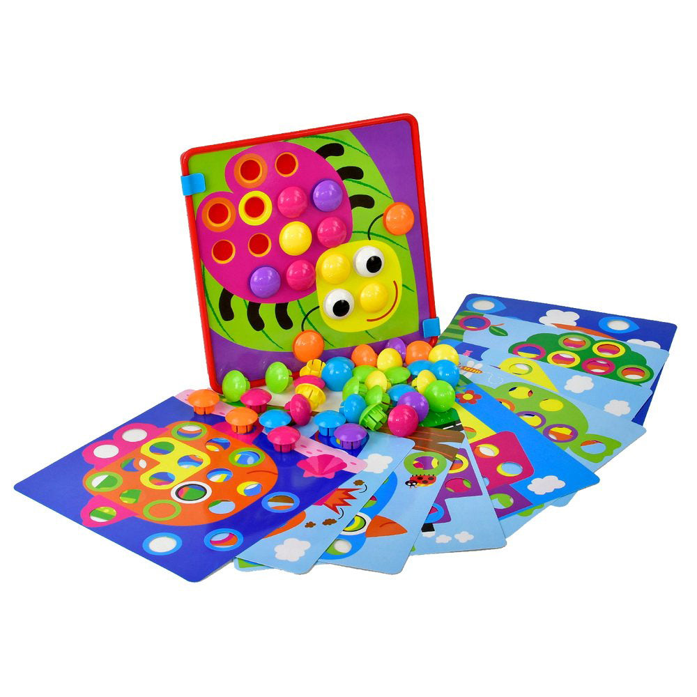 Мозайка С Гъбки - Занимателни Играчки - Raya Toys - BebeMama