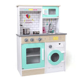 Bl-19015 Модерна Дървена Кухня - Дървени Играчки - Raya toys - BebeMama