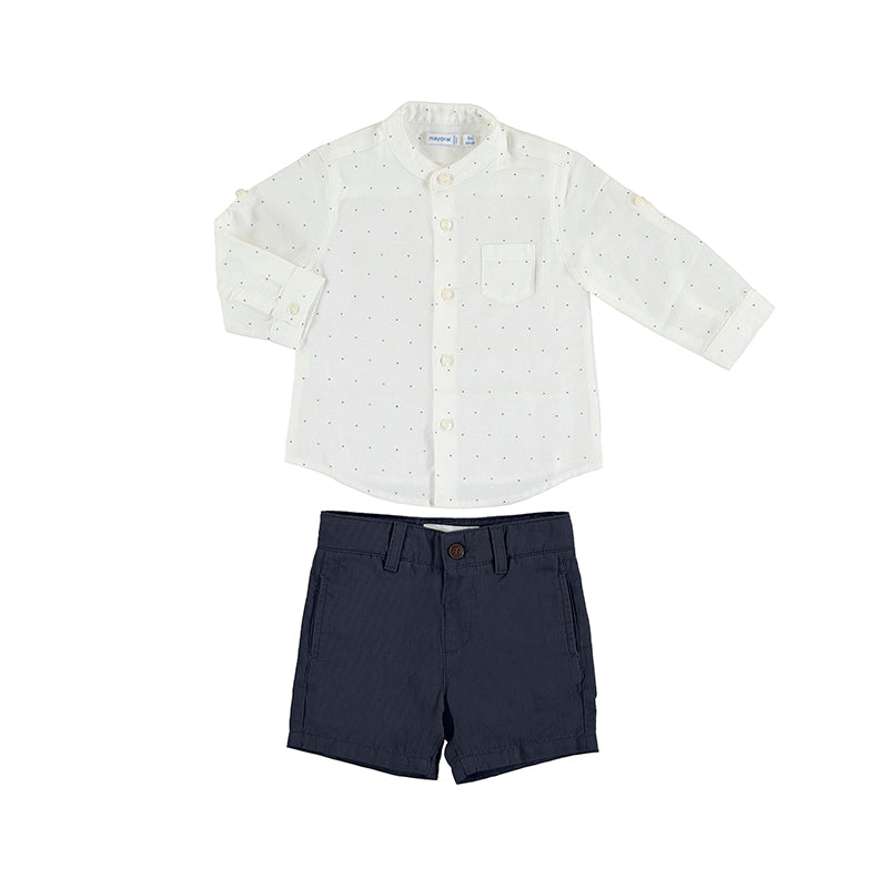 Комп.Бермуди Тениска Д/Р М Мор.Син 18