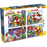 Marvel Двустранен Пъзел Maxi Floor 4X48 Ч.Spidey
