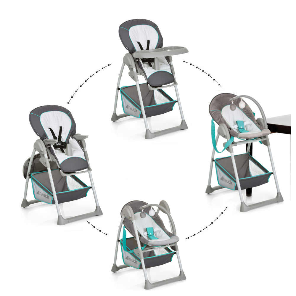 Scaun înalt Hauck Sit N Relax 2 în 1 Hearts