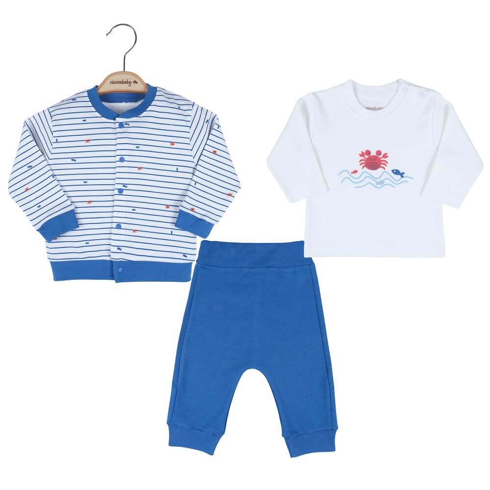 U4860 К-Кт Рак Син 3 Ч 9 М - Комплекти - Ciccim Baby - BebeMama