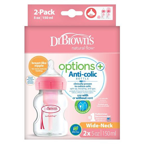 Opțiuni sticlă Wb52601-ESX + 150 ml pp 2 buc. roz