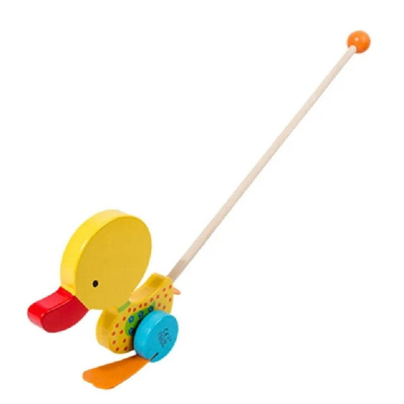 Sh20661 Дървена Буталка Пате - Дървени Играчки - Raya toys - BebeMama