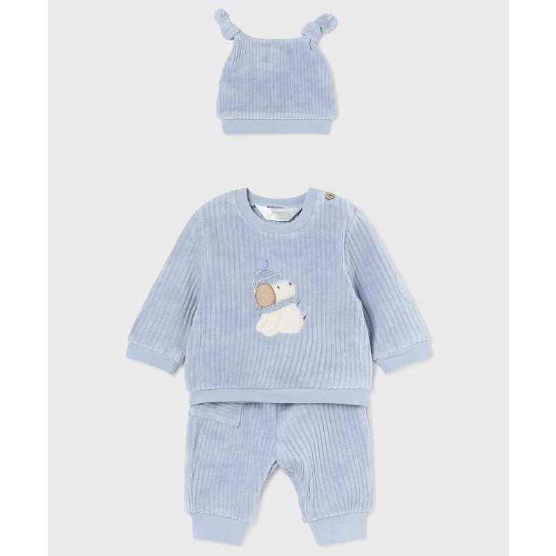 Trening 3 piese Rips Albastru ceresc 2-4