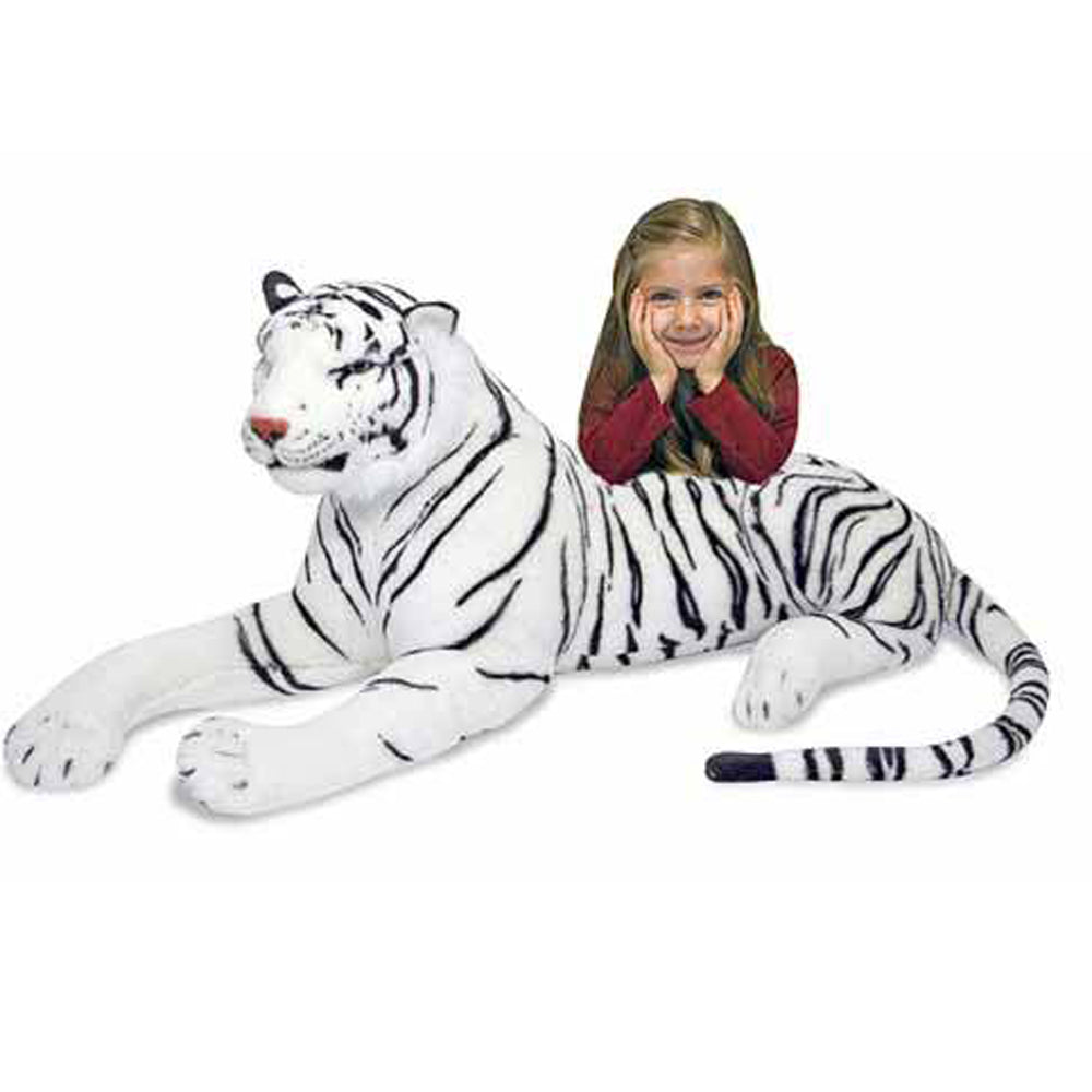 Плюшен Бял Тигър