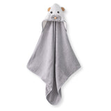 H985 Хавлия С Качулка Sweet Mouse Сив 80X80Cm - Хавлии - Bebetto - BebeMama