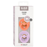 Биберони Colour Papaya/Violet Sky 6-18 М.2Бр - Залъгалки - Bibs - BebeMama
